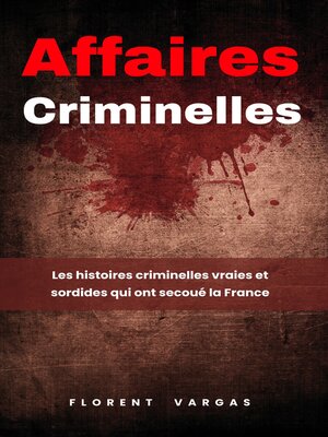 cover image of Affaires criminelles